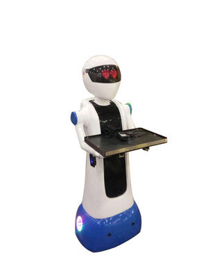 濰坊優(yōu)米諾比 引領(lǐng)餐飲服務(wù)革新的智能送餐機器人